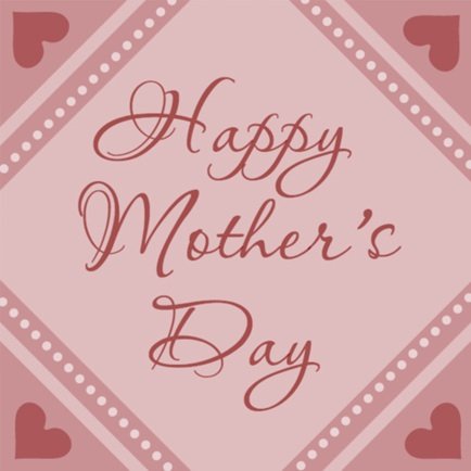 Happy Mothers Day Square Label