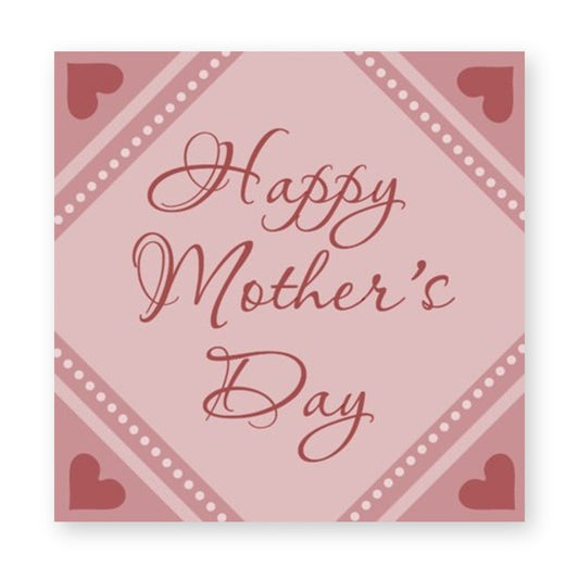 Happy Mothers Day Square Label