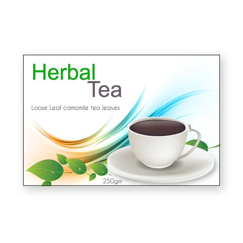Herbal Tea Packet Label – product label