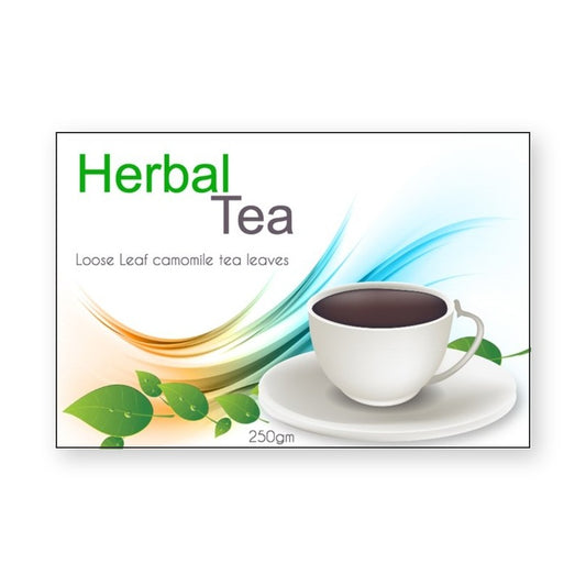 Herbal Tea Packet Label – product label