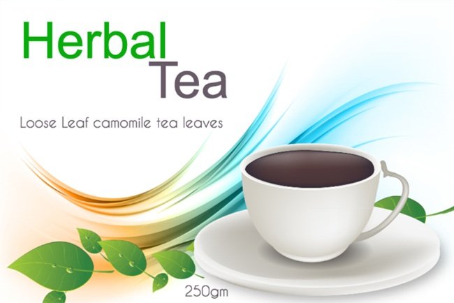 Herbal Tea Packet Label
