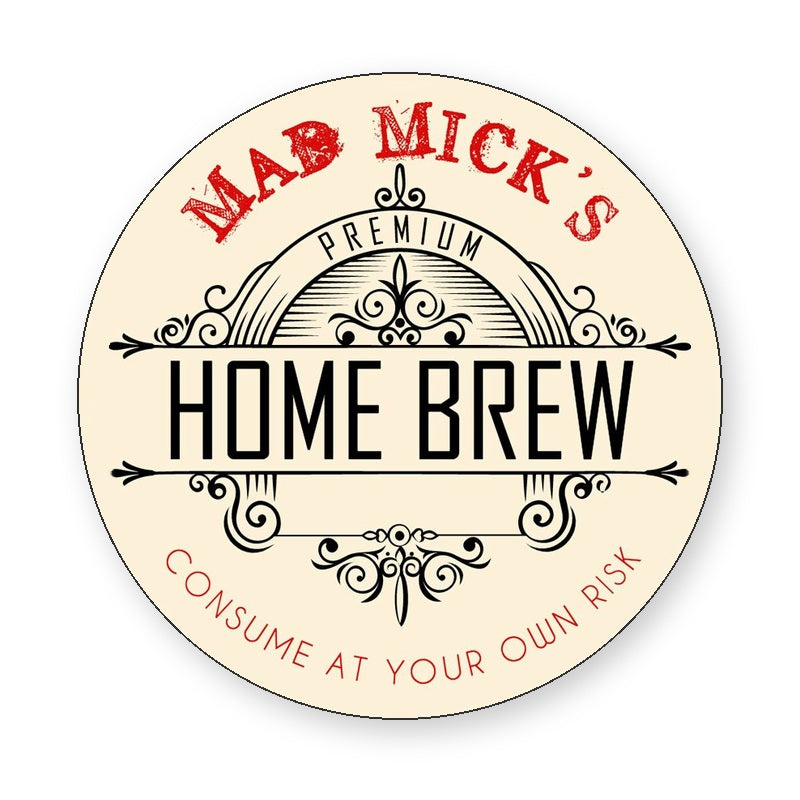 Home Brew Beer Tap Decal