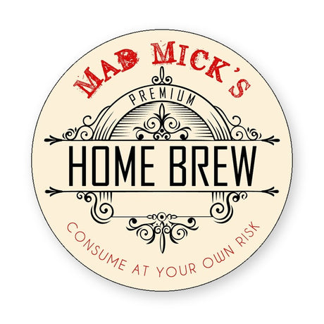 Home Brew Beer Tap Decal