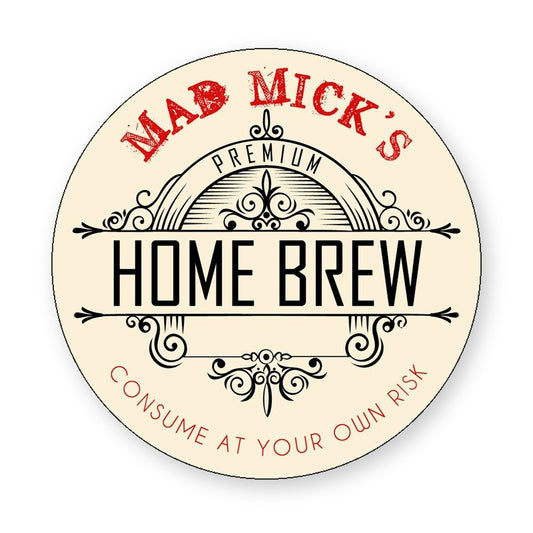 Home Brew Beer Tap Decal