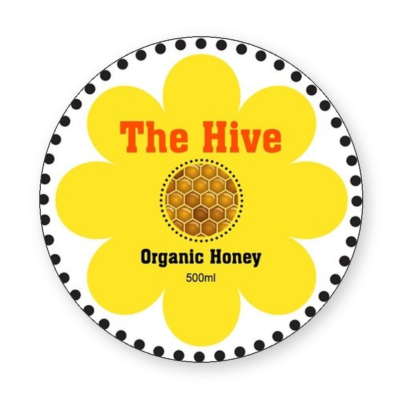 Honey Jar Round Label – product label
