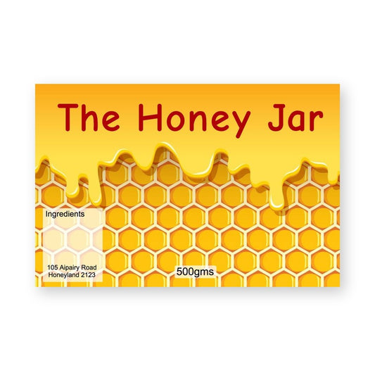Honey Jar Label – product label