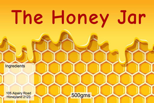 Honey Jar Label
