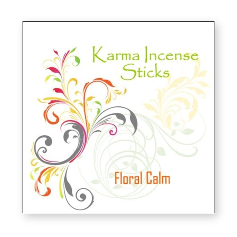Karma Incense Sticks Square Label – product label