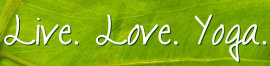 Live Love Yoga Bumper Sticker