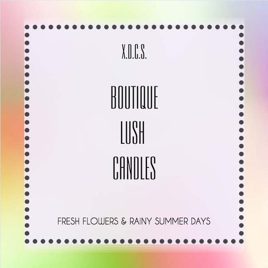 Lush Candle Label