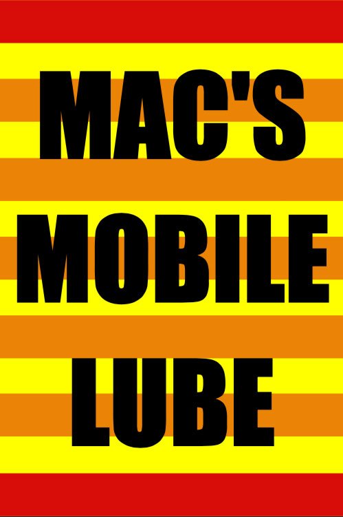 Mac's Mobile Lube Stickers