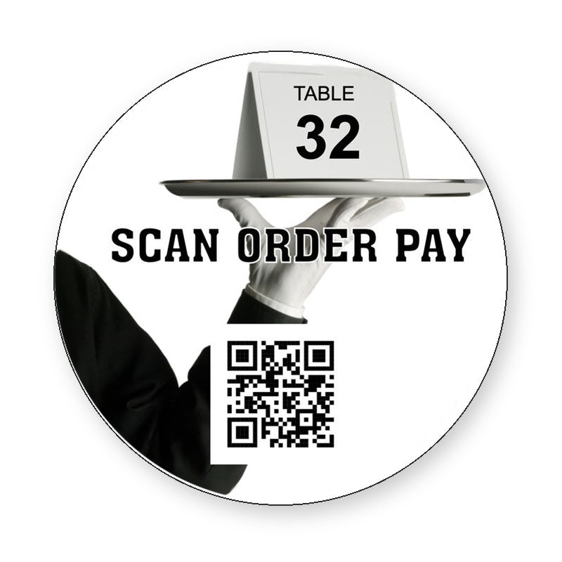 Menu Order Pay  Table Domes