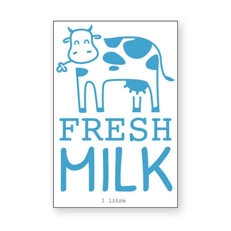 Milk Label – product label