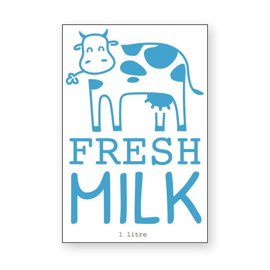 Milk Label – product label