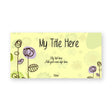 Modern Art Floral Label
