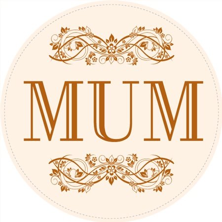 MUM Circular Label