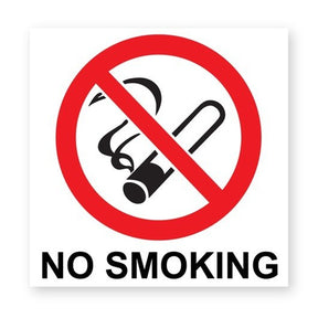 No Smoking Warning Symbol Sticker