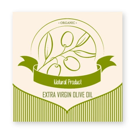 Olive Oil Bottle Label – product label