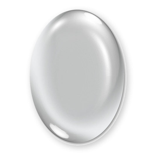 Oval Vertical Resin Domed Label