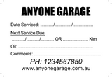 Car Service Stickers