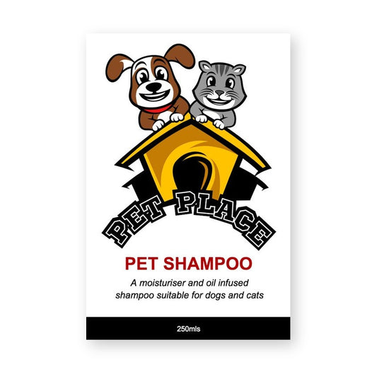 Pet Shampoo Label – product label