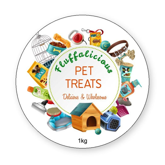 Pet Treats Label – product label
