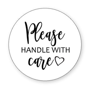 Please Handle With Care Courtesy Label