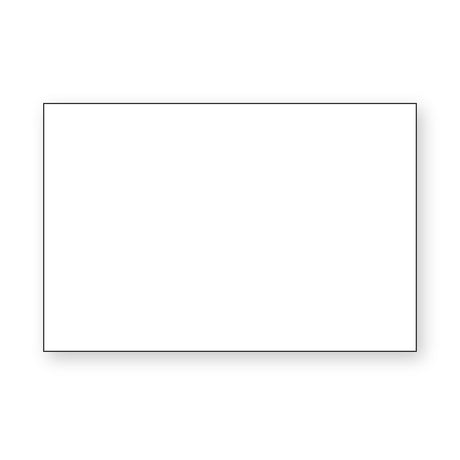 Rectangular Horizontal 1.5:1 Metallic Sticker