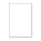 Rectangular Vertical 1.5:1 Metallic Sticker