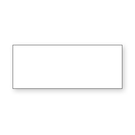 Rectangular Horizontal 2.5:1 Sticker
