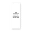 Rectangular Vertical 3:1 Label VD