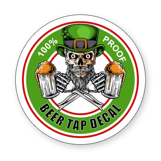 Resin Domed Beer Tap Decal