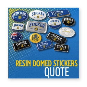 Resin Domed Decals Quote