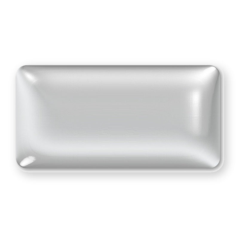 Rectangular Horizontal 2.5:1 Resin Domed Label