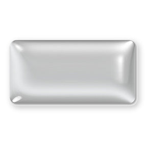 Rectangular Horizontal 2.5:1 Resin Domed Label