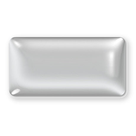 Rectangular Horizontal 2.5:1 Resin Domed Label