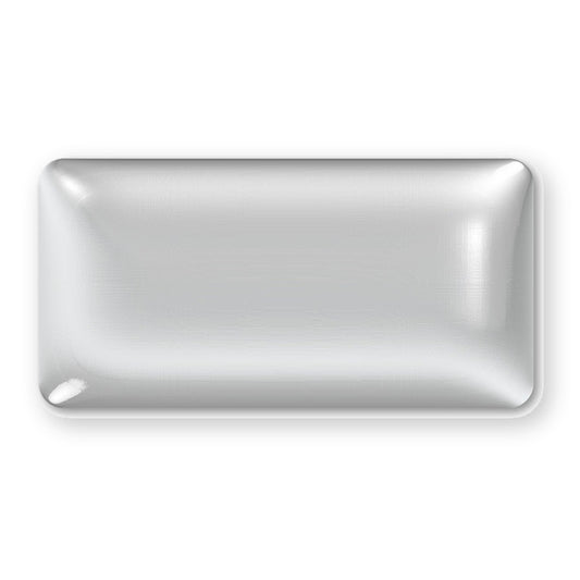 Rectangular Horizontal 2.5:1 Resin Domed Label