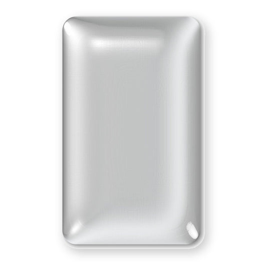 Rectangular Vertical 2:1 Resin Domed Label
