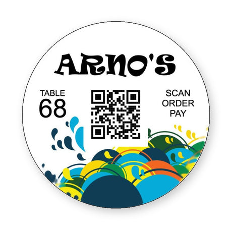 Restaurant Table Order Decals