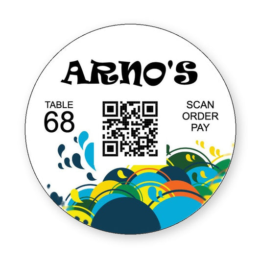 Restaurant Table Order Decals