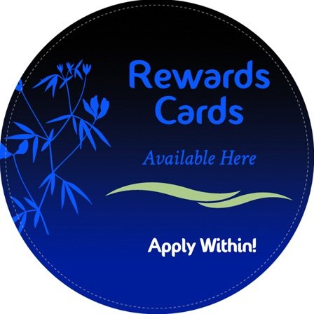 Rewards Cards Round Sticker