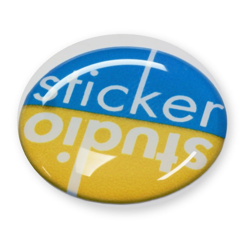 Round Resin Domed Labels
