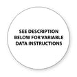 Round Label VD