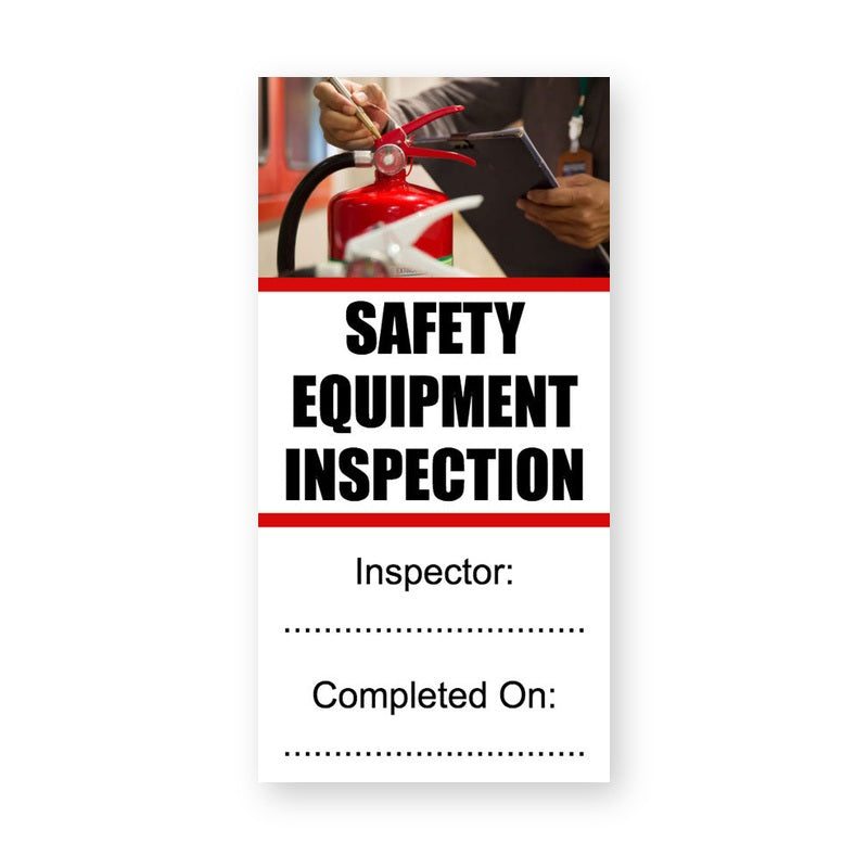 Safety Equipment Inspection sticker