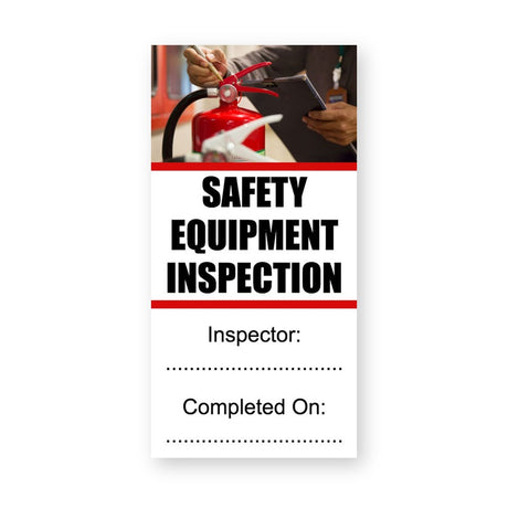 Safety Equipment Inspection sticker