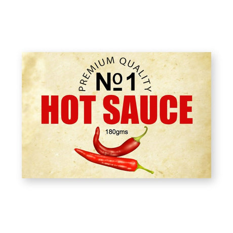 Sauce Label – product label