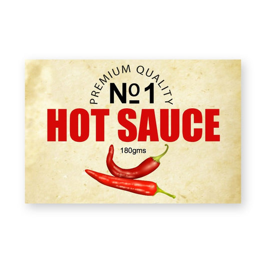 Sauce Label – product label