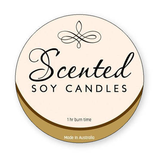 Scented Soy Candle Label – product label