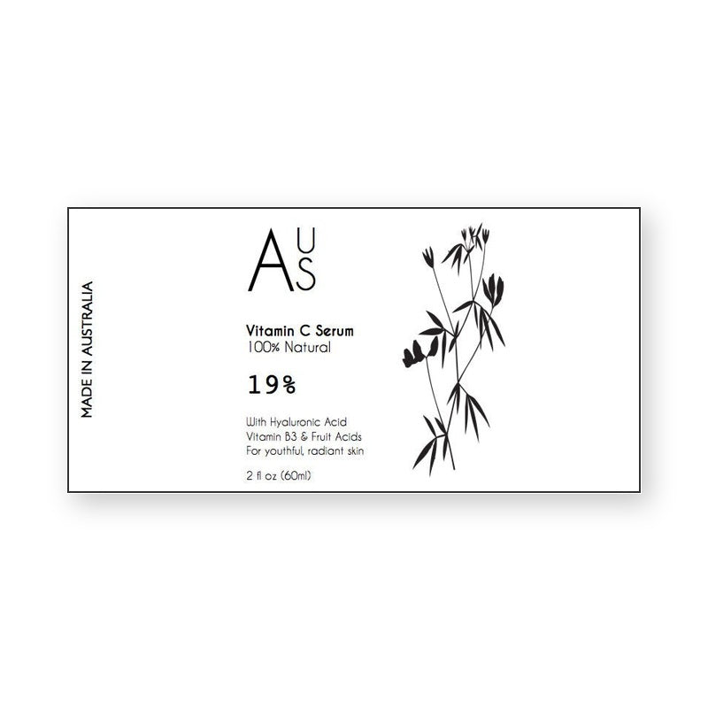 Serum Label – product label
