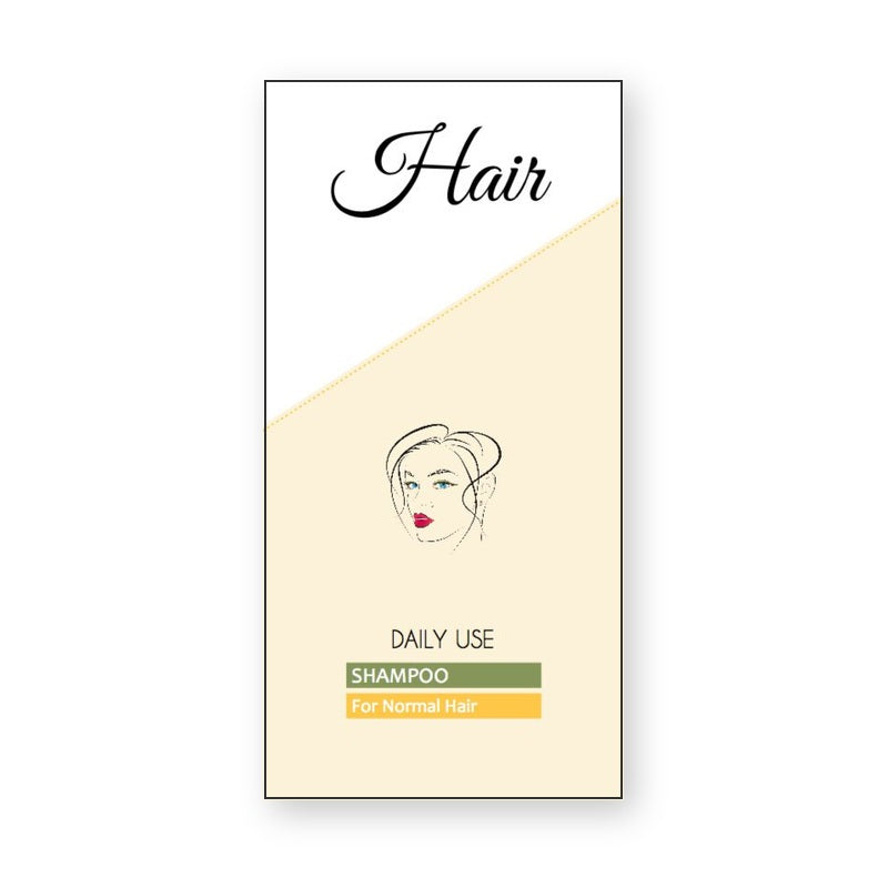 Shampoo Label – product label